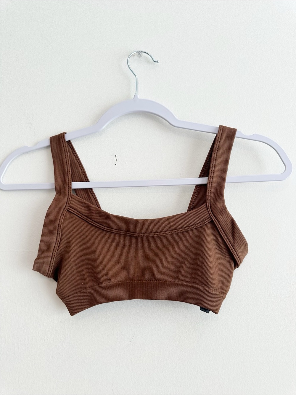 Urban Outfitters Caramel Brown Ribbed Bralette